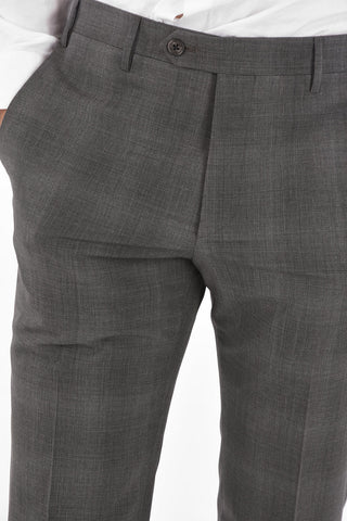 CC COLLECTION abito 2 bottoni RIGHT district check due spacchi revers classico