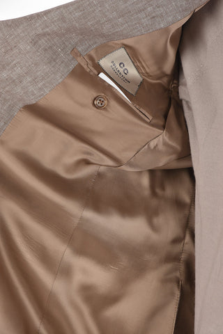 CC COLLECTION flax side vents notch lapel RIGHT 2-button suit