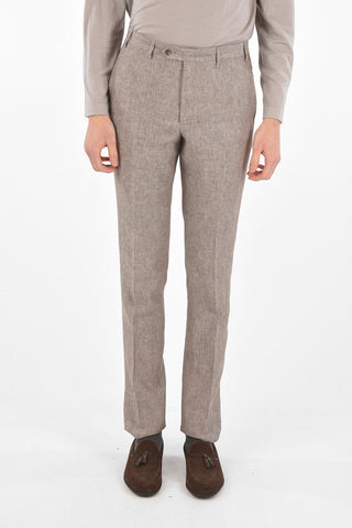 CC COLLECTION flax side vents notch lapel RIGHT 2-button suit