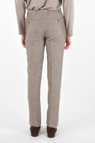 CC COLLECTION flax side vents notch lapel RIGHT 2-button suit