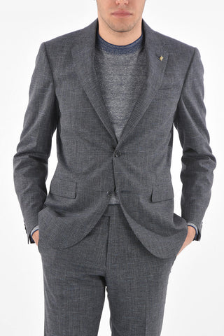 CC COLLECTION district check side vents 2-button RIGHT suit