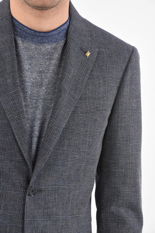 CC COLLECTION district check side vents 2-button RIGHT suit