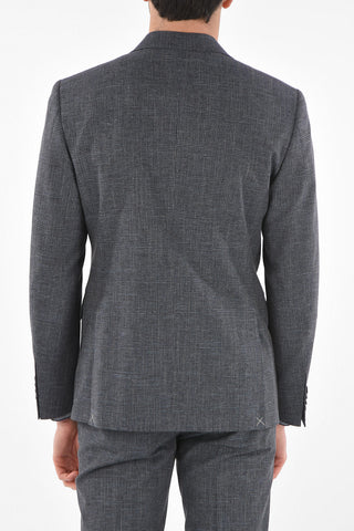 CC COLLECTION district check side vents 2-button RIGHT suit