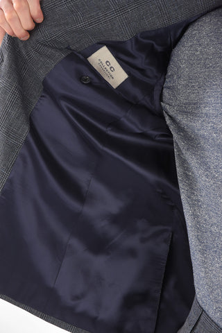 CC COLLECTION district check side vents 2-button RIGHT suit