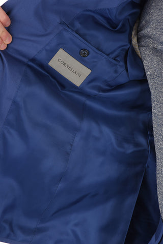 Solid color cotton stretch side vents notch lapel 2-button MANTUA suit