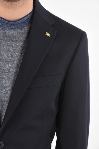 CC COLLECTION cotton stretch RIGHT side vents 2-button suit