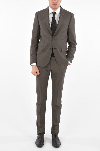 CC COLLECTION virgin wool RIGHT side vents 2-button suit