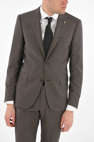 CC COLLECTION virgin wool RIGHT side vents 2-button suit