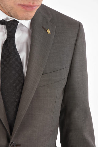 CC COLLECTION virgin wool RIGHT side vents 2-button suit