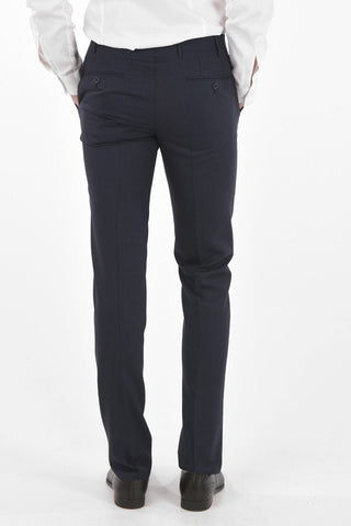 CC COLLECTION mini check virgin wool side vents 2-button RIGHT suit