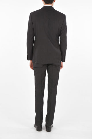 pinstriped virgin wool MANTUA 2-button suit