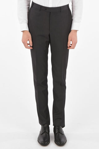 pinstriped virgin wool MANTUA 2-button suit