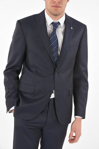 CC COLLECTION virgin wool RIGHT side vents 2-button suit