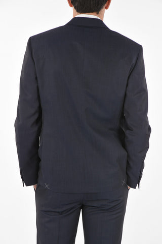 CC COLLECTION virgin wool RIGHT side vents 2-button suit