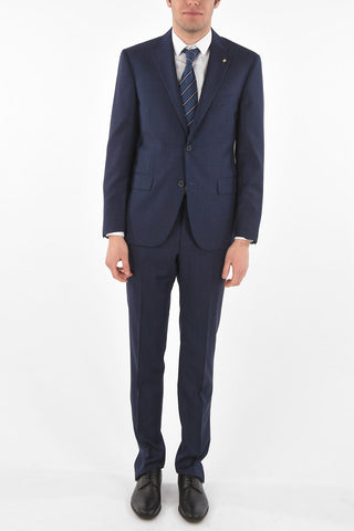 CC COLLECTION virgin wool RIGHT side vents 2-button suit