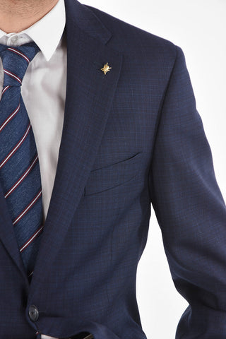 CC COLLECTION virgin wool RIGHT side vents 2-button suit
