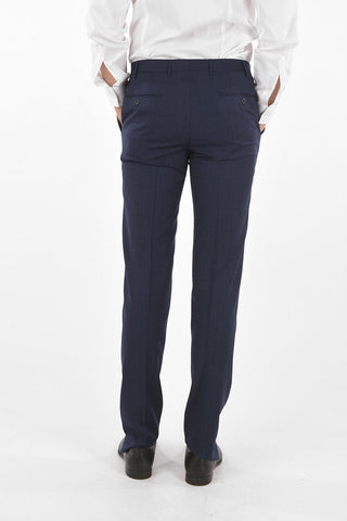 CC COLLECTION virgin wool RIGHT side vents 2-button suit