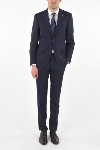 CC COLLECTION solid color virgin wool notch lapel 2-button RIGHT suit