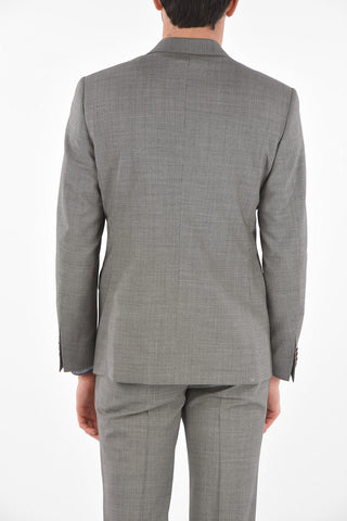 CC COLLECTION virgin wool side vents 2-button RIGHT suit with Scalloped Hem