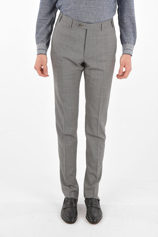CC COLLECTION virgin wool side vents 2-button RIGHT suit with Scalloped Hem