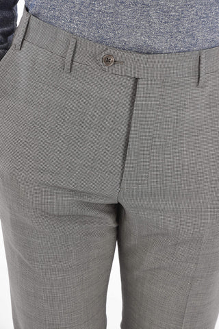 CC COLLECTION virgin wool side vents 2-button RIGHT suit with Scalloped Hem