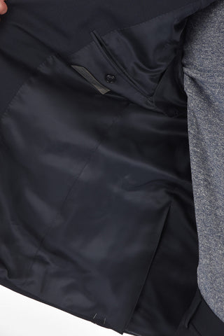 Mini check virgin wool side vents MANTUA suit