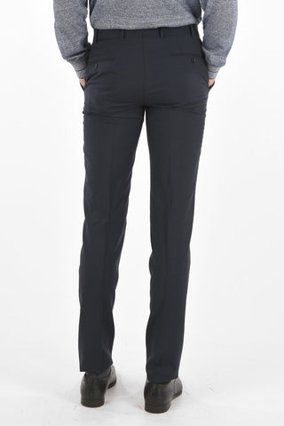 Mini check virgin wool side vents MANTUA suit