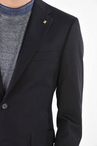 CC COLLECTION cotton stretch side vents 2-button RIGHT suit