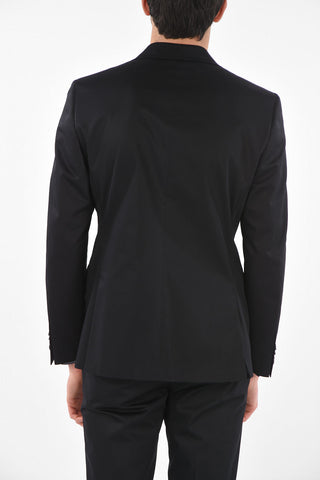 CC COLLECTION cotton stretch side vents 2-button RIGHT suit