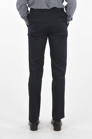stretch cotton MANTUA side vents notch lapel 2-button suit