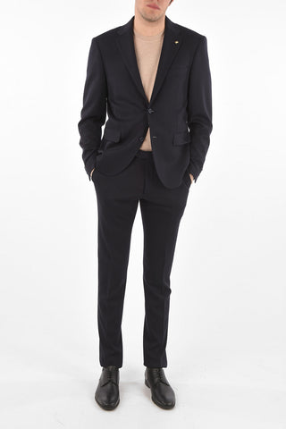 CC COLLECTION virgin wool side vents notch lapel 2-button RIGHT suit