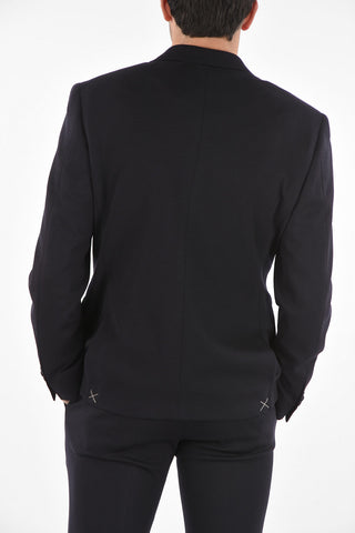 CC COLLECTION virgin wool side vents notch lapel 2-button RIGHT suit