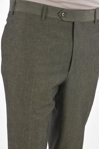 abito 2 bottoni MANTUA in cotone lino