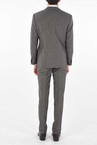 mohair and virgin wool side vents MANTUA 2-button suit