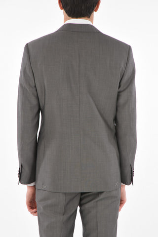 mohair and virgin wool side vents MANTUA 2-button suit