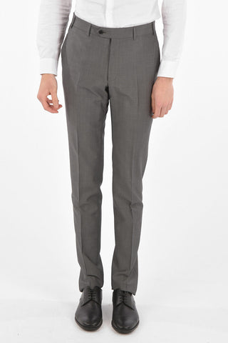mohair and virgin wool side vents MANTUA 2-button suit