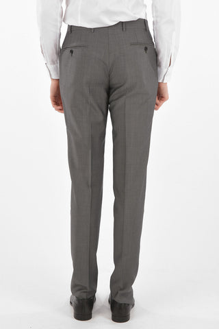 mohair and virgin wool side vents MANTUA 2-button suit