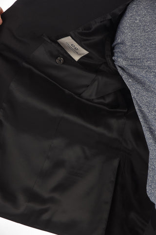 CC COLLECTION Cotton-twill RIGHT Suit with Notched Lapel