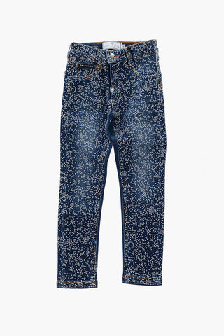 EST.1978 Jeggings a vita alta con strass