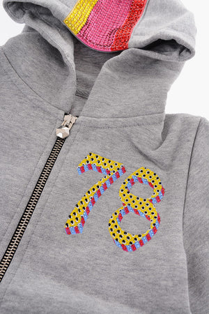 EST.1978 2 pockets sweatshirt with hood