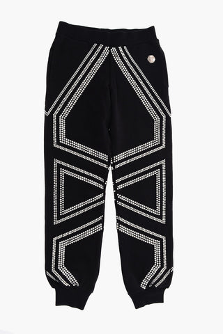pantaloni jogger con gioielli