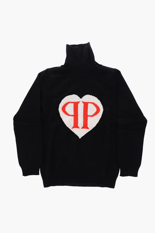 maglia a collo alto in cashmere