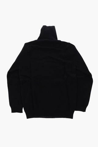 maglia a collo alto in cashmere