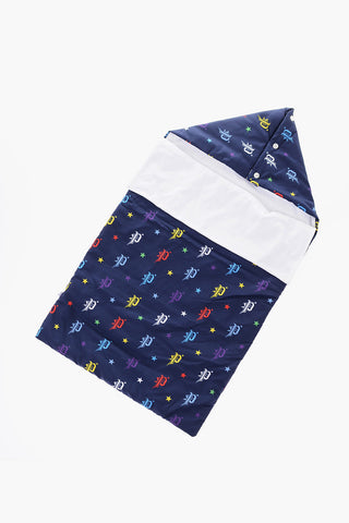 all over printed logo baby sleeping bag