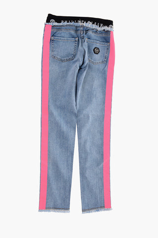 COUTURE frayed hem piping boyfriend Statement jenas