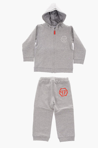 set felpa con cappuccio e pantaloni jogger