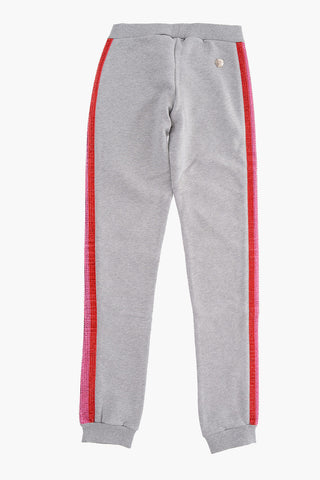 EST.1978 pantaloni jogger con profili in strass