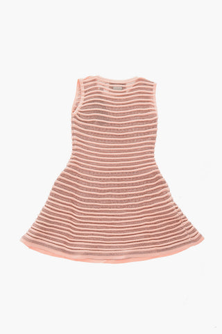 EST.1978 all over jewels lurex sleveless mini dress