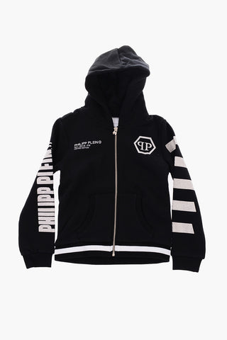 EST.1978 felpa con cappuccio e chiusura zip