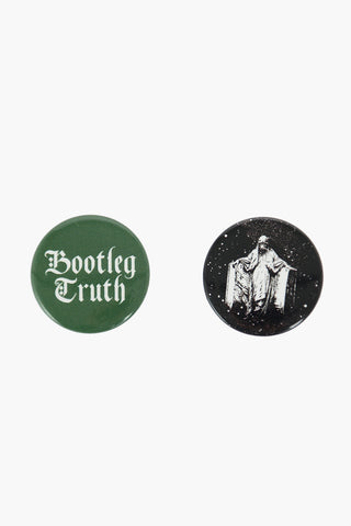 set of 3 metal brooches